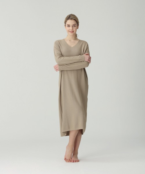 에어니트 루즈핏 롱슬리브 드레스 SD5001